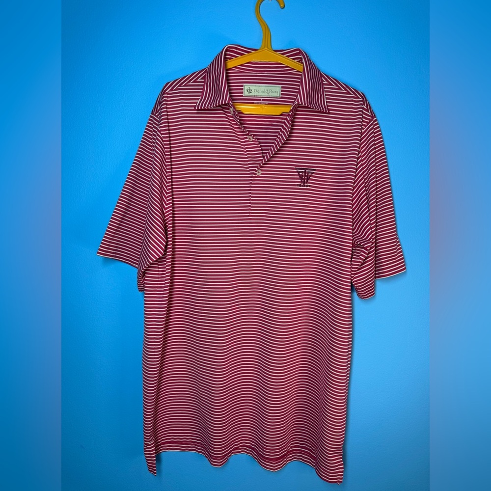 Golf Polo Shirt Size Medium
Pink and White